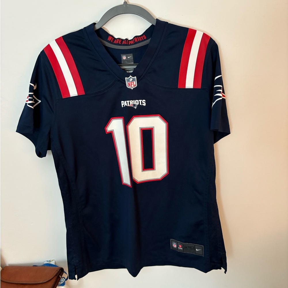 NFL Women’s New England Patriots Mac Jones Navy Jersey